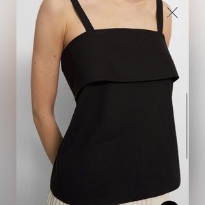 Theory Tie-Back Top in Good Linen size XL, NWT